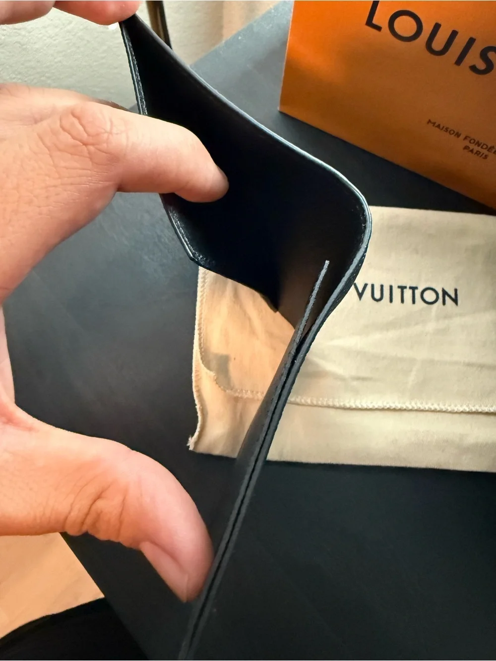 Louis Vuitton Monogram Eclipse Passport Holder - Picture 5 of 10